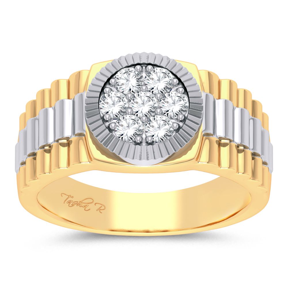 0.50 ct Men's Diamond Ring in 14K Gold