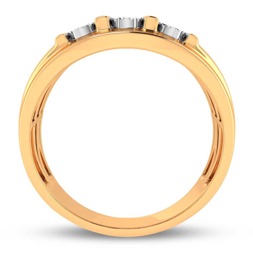 0.20 ct Men's Diamond Ring in 10K Gold