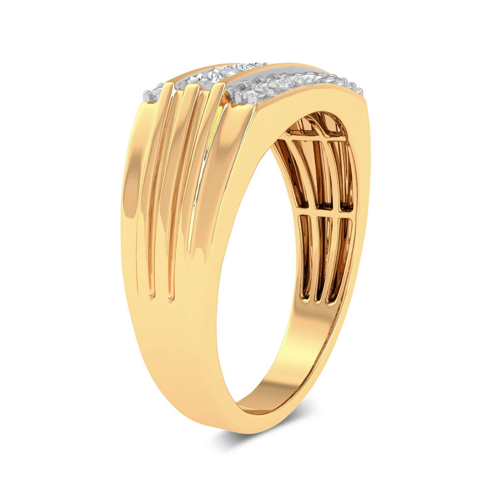 0.15 ct Men's Diamond Ring in 10K Gold
