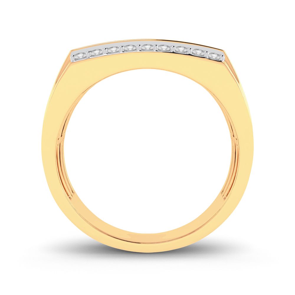 0.15 ct Men's Diamond Ring in 10K Gold