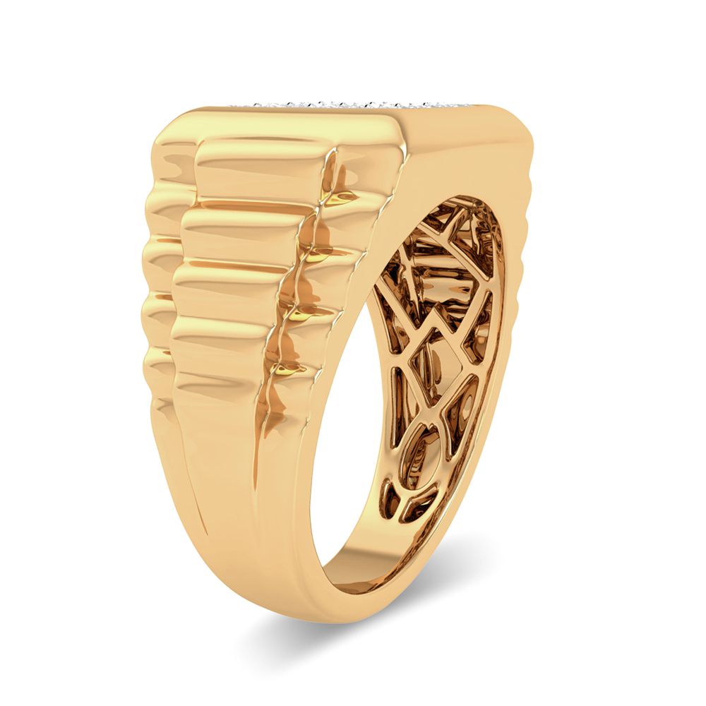 0.15 ct Men's Diamond Ring in 10K Gold