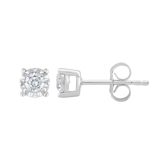 0.32 ct Diamond Stud Earrings in 10K Gold