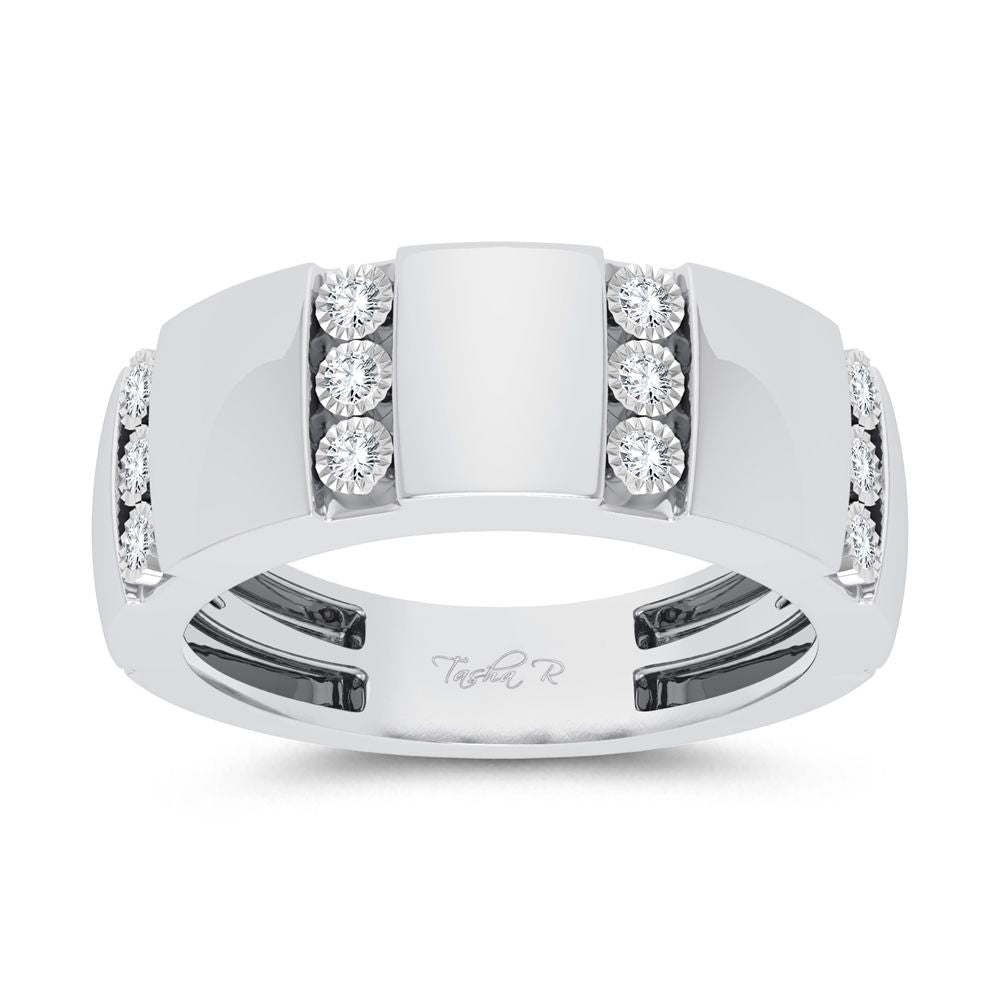0.20 ct Men's Diamond Ring in 10K Gold