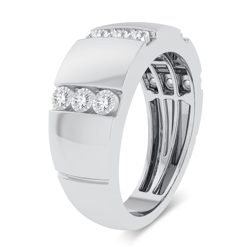 0.20 ct Men's Diamond Ring in 10K Gold