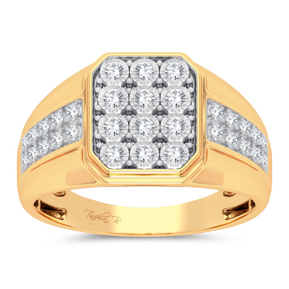 0.20 ct Men's Diamond Ring in 10K Gold