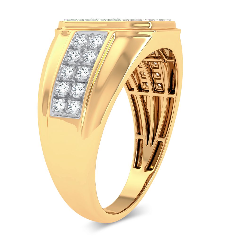 0.20 ct Men's Diamond Ring in 10K Gold
