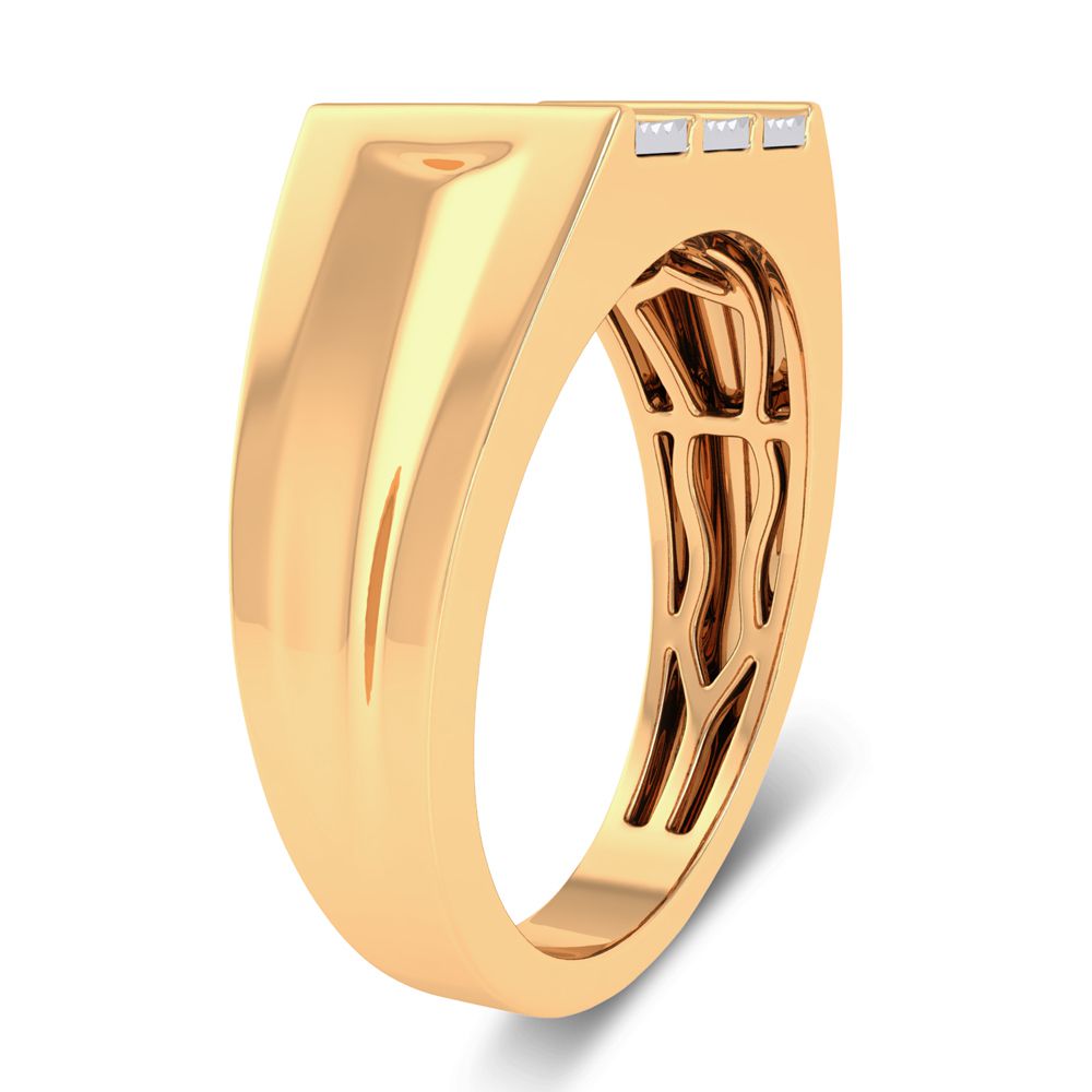 0.15 ct Men's Diamond Ring in 10K Gold