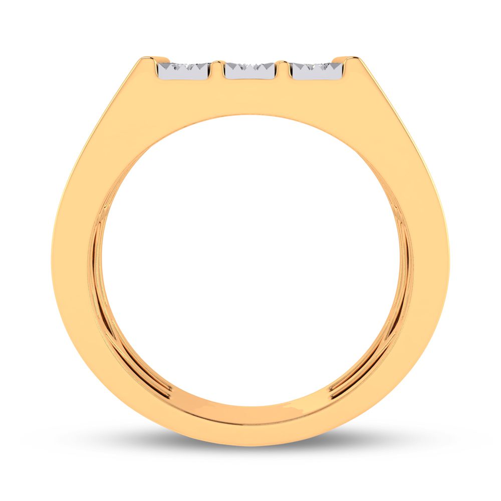 0.15 ct Men's Diamond Ring in 10K Gold