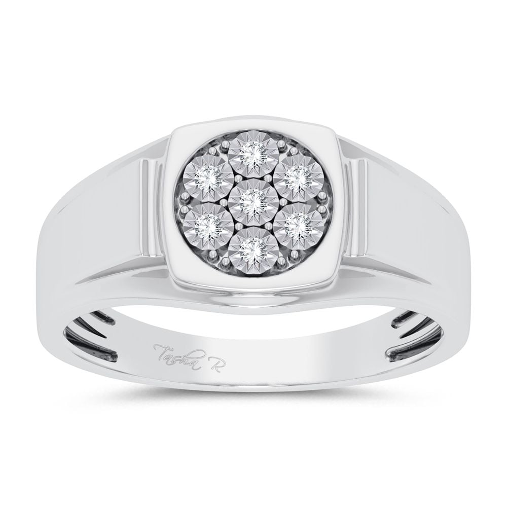 0.13 ct Men's Diamond Ring in 10K Gold