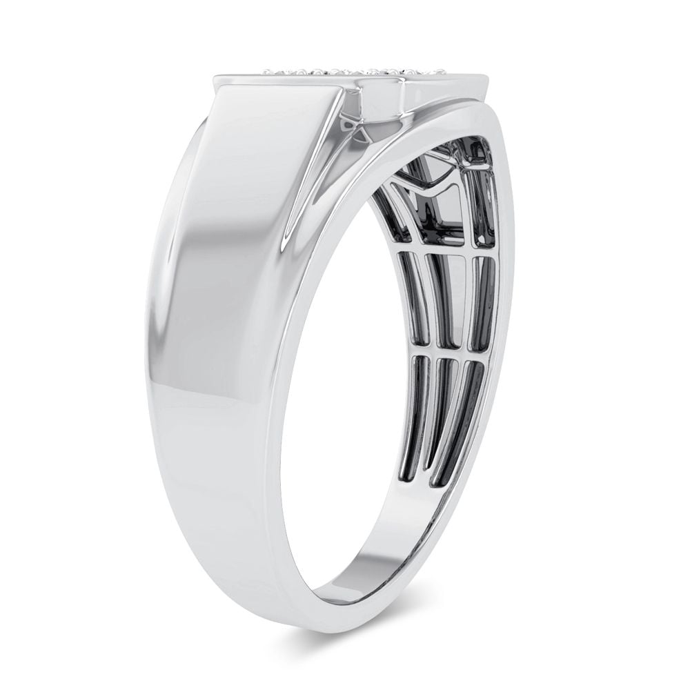 0.13 ct Men's Diamond Ring in 10K Gold