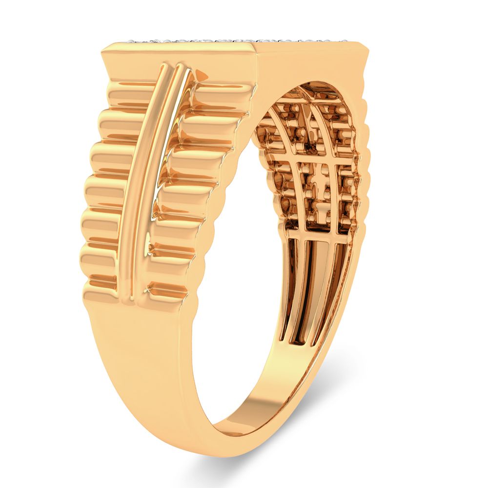 0.15 ct Men's Diamond Ring in 10K Gold
