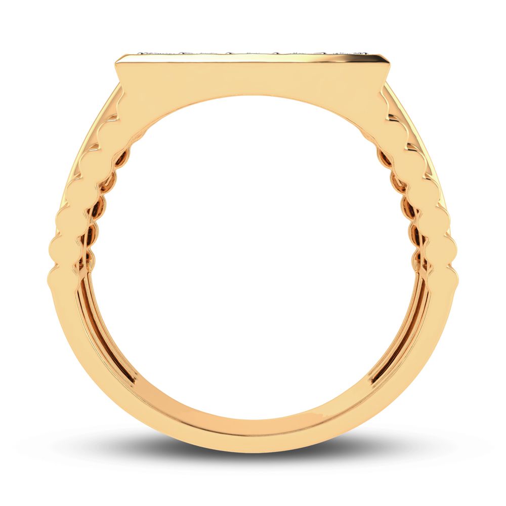 0.15 ct Men's Diamond Ring in 10K Gold