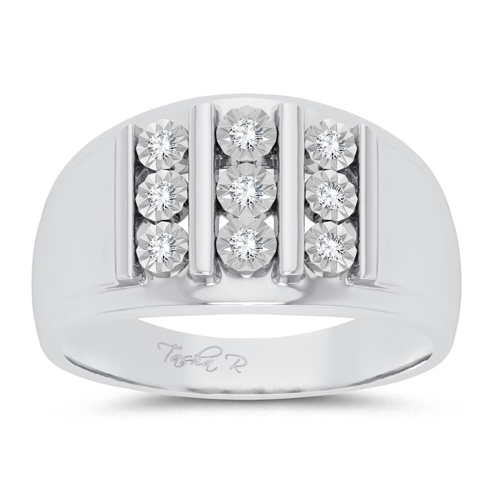 0.20 ct Men's Diamond Ring in 10K Gold