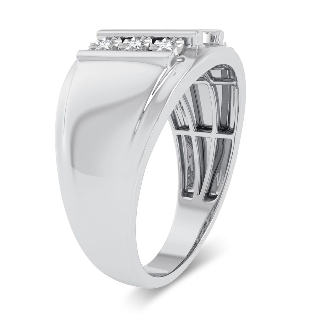 0.20 ct Men's Diamond Ring in 10K Gold