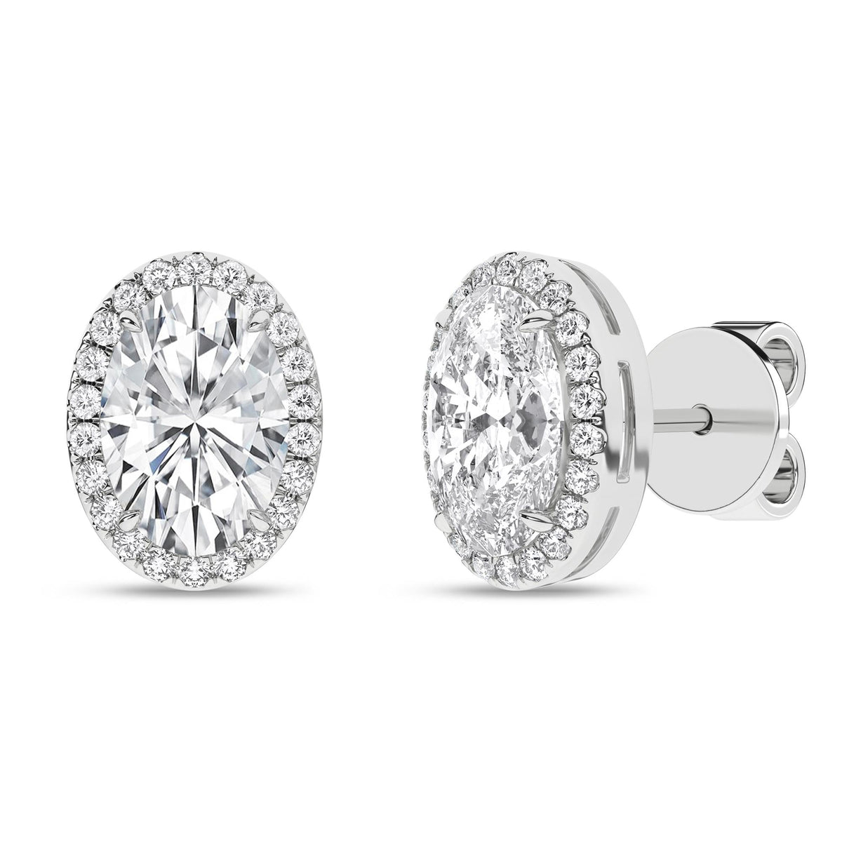 14K 2.25ct Certified Lab Grown Diamond Earrings