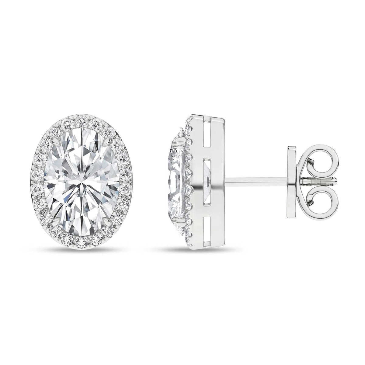 14K 2.25ct Certified Lab Grown Diamond Earrings