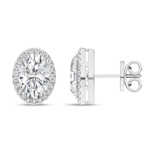14K 2.25ct Certified Lab Grown Diamond Earrings