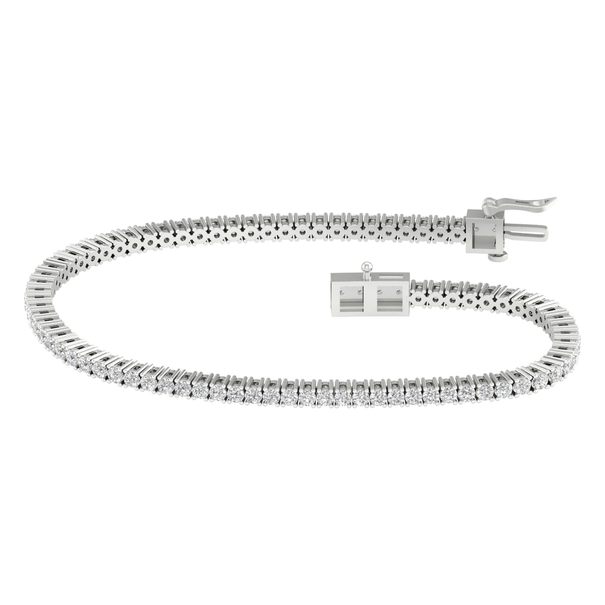 3.00 ct Lab Grown Diamond Bracelet in 14K Gold
