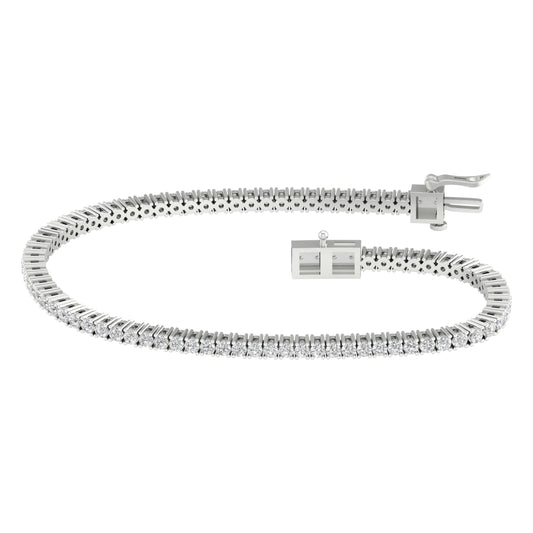 3.00 ct Lab Grown Diamond Bracelet in 14K Gold