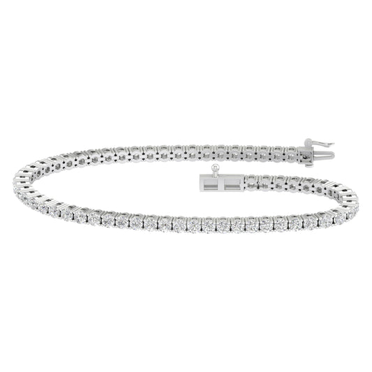 5.00 ct Lab Grown Diamond Bracelet in 14K Gold