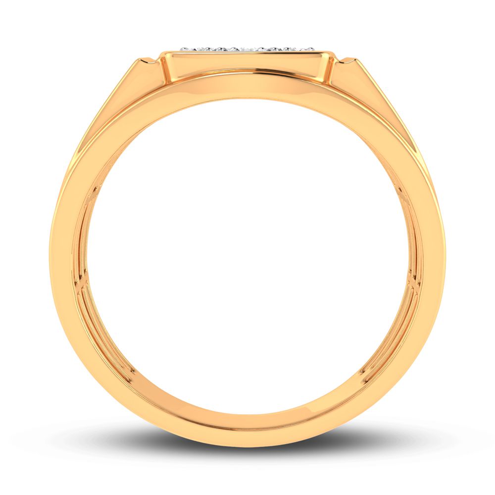 0.13 ct Men's Diamond Ring in 10K Gold