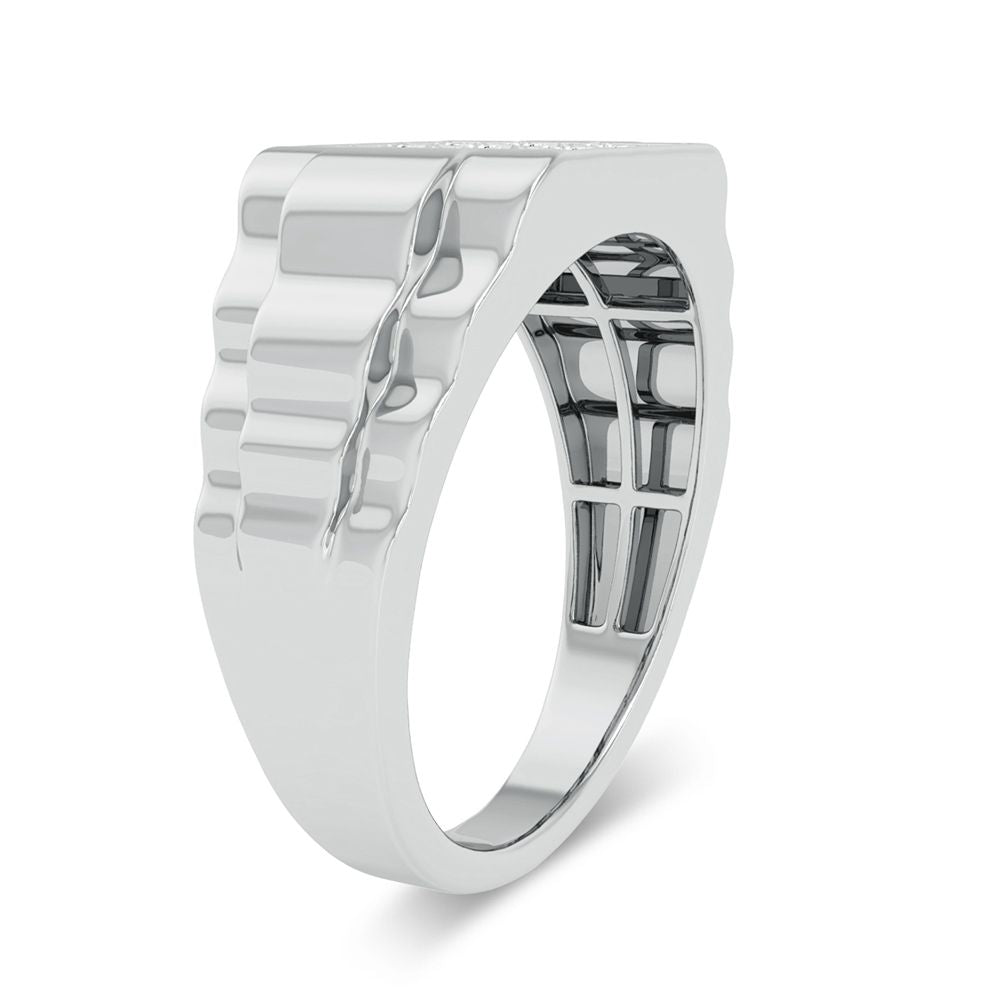 0.16 ct Men's Diamond Ring in 10K Gold