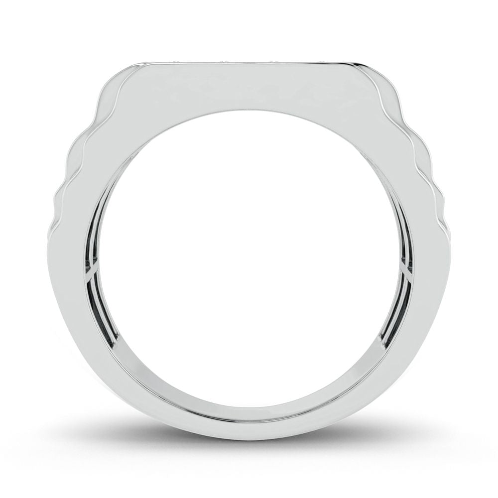 0.16 ct Men's Diamond Ring in 10K Gold