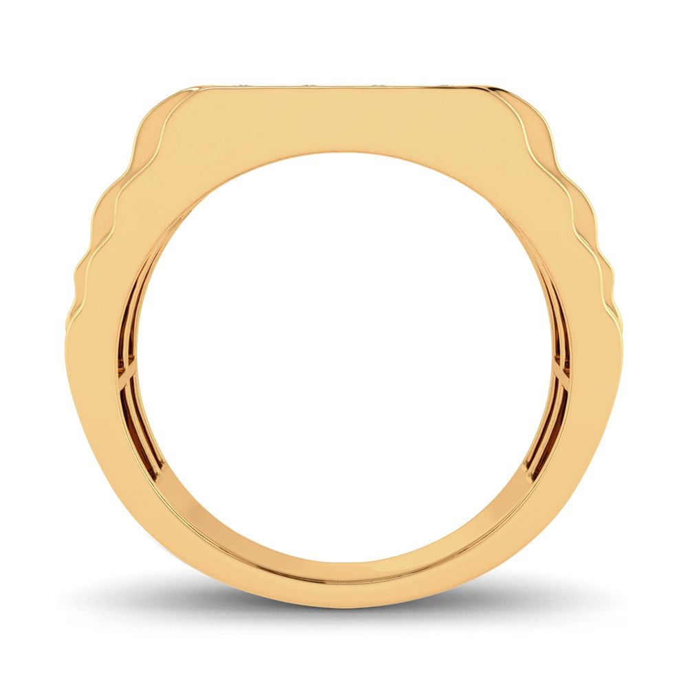 0.16 ct Men's Diamond Ring in 10K Gold