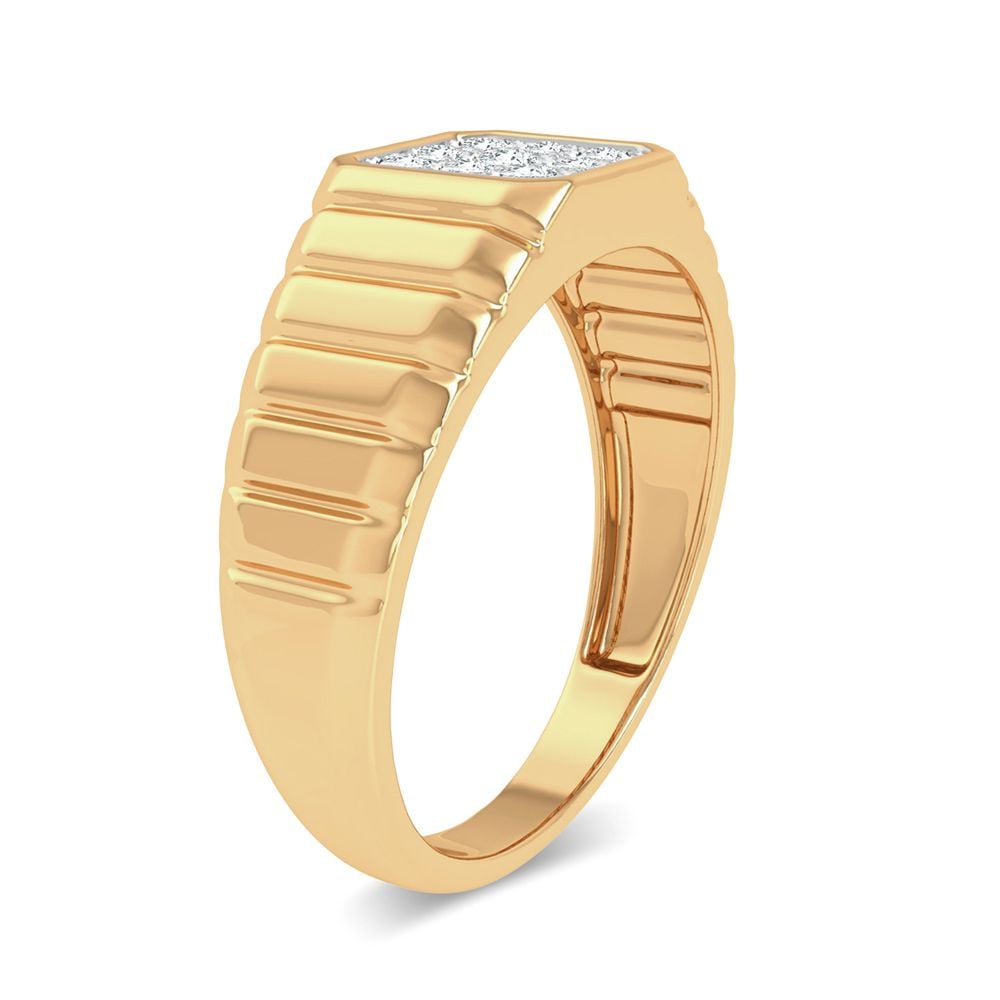 0.15 ct Men's Diamond Ring in 10K Gold