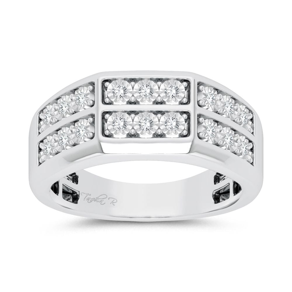 0.20 ct Men's Diamond Ring in 10K Gold