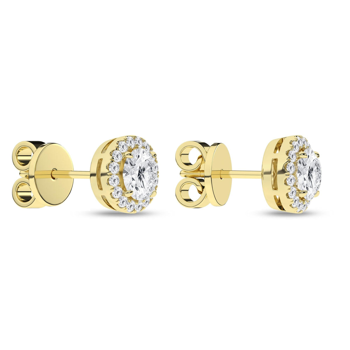 14K 2.25ct Certified Lab Grown Diamond Earrings