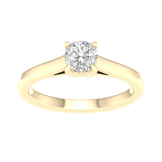 0.75 ct Lab Grown Diamond Ring in 14K Gold