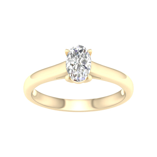 0.75 ct Lab Grown Diamond Ring in 14K Gold