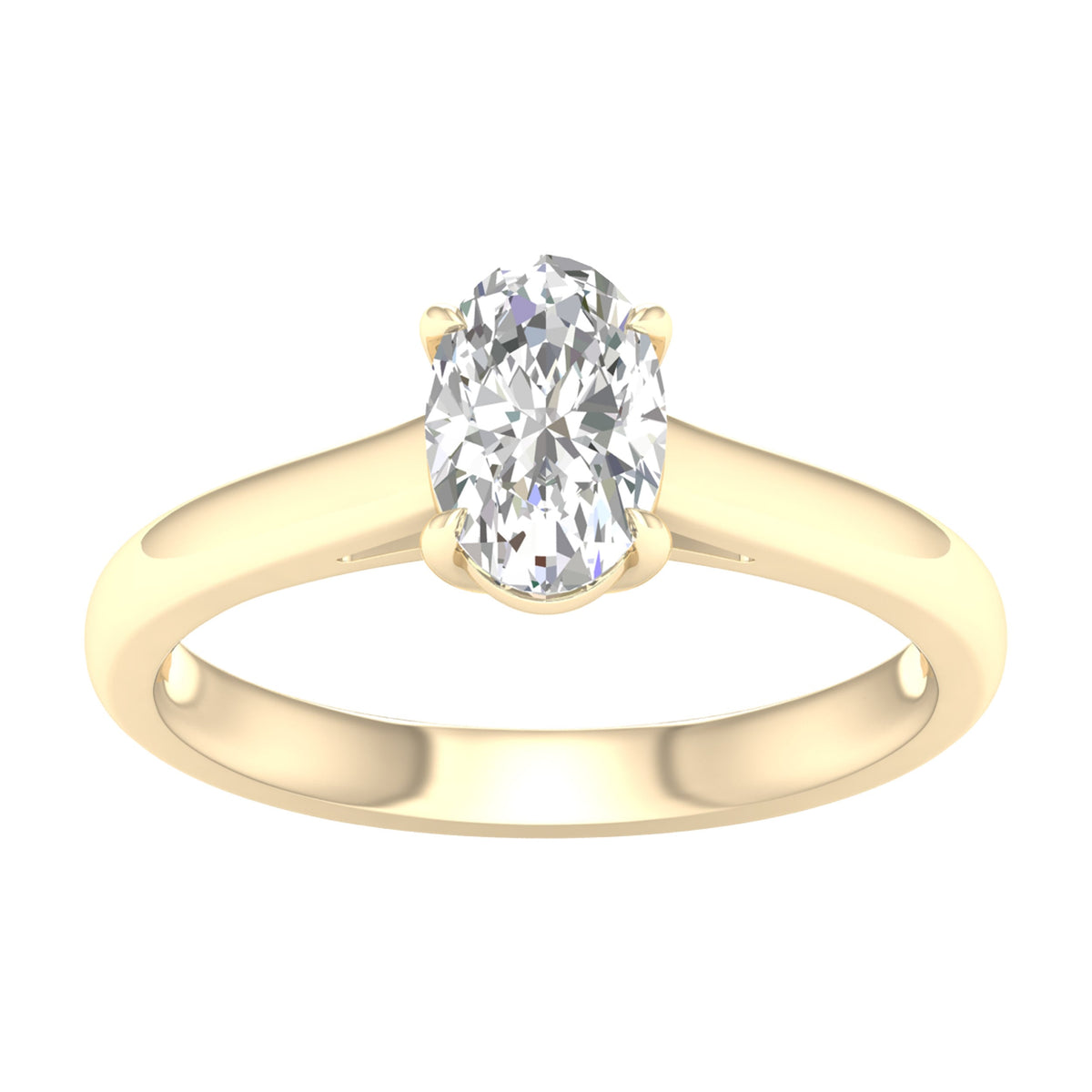 1.00 ct Lab Grown Diamond Ring in 14K Gold