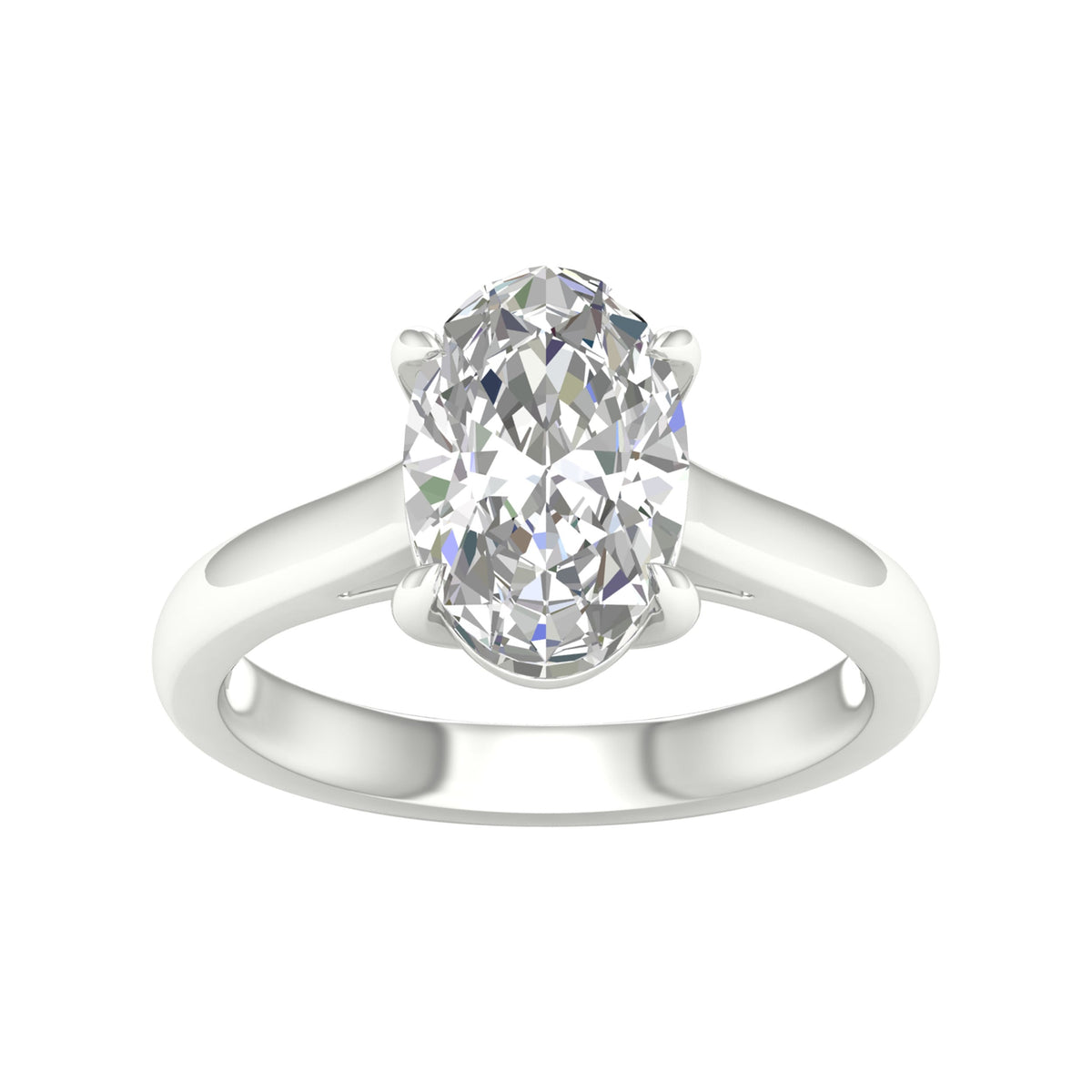 3.00 ct Lab Grown Diamond Ring in 14K Gold