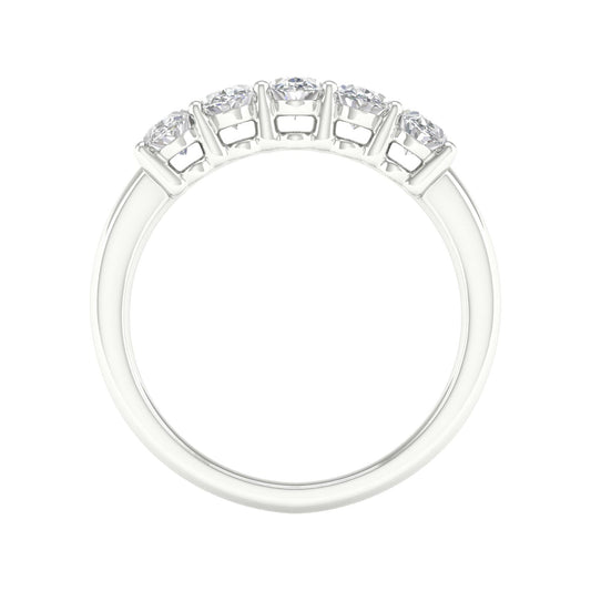 14K 1.00CT Certified Lab Grown Diamond Band