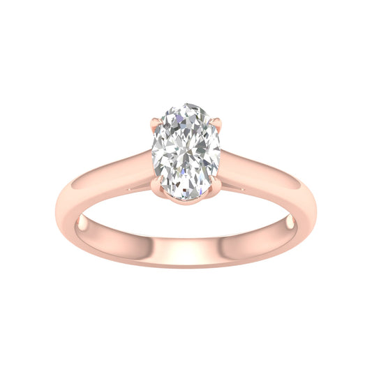 1.00 ct Lab Grown Diamond Ring in 14K Gold