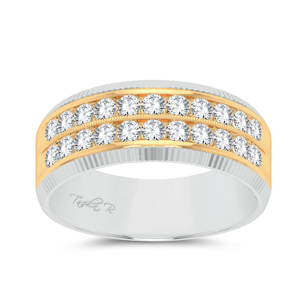 1.00 ct Men's Diamond Band in 14K Gold