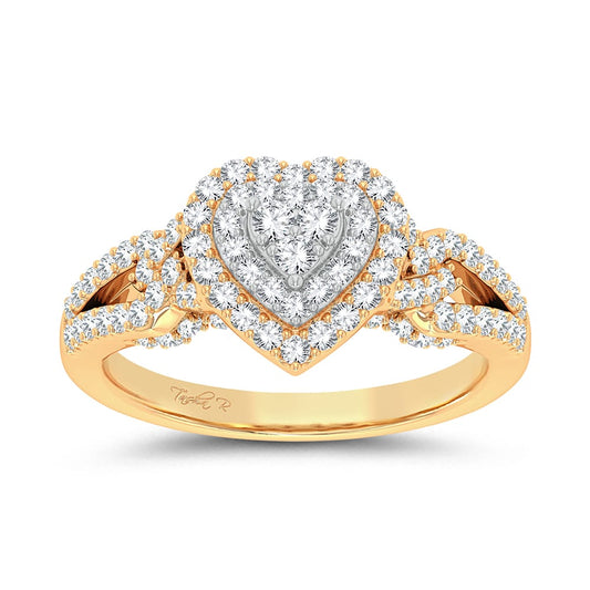 0.68 ct Diamond Ring in 14K Gold