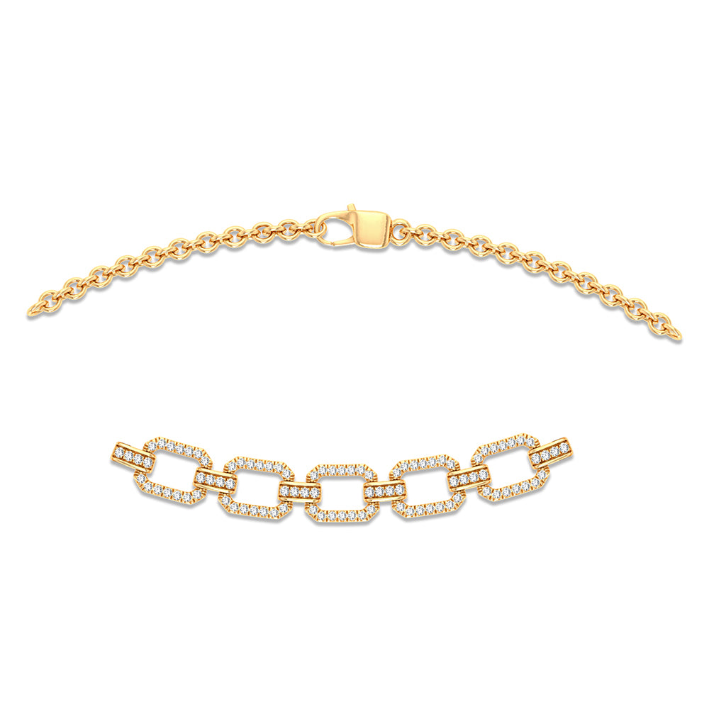 1.00 ct Diamond Necklace in 14K Gold