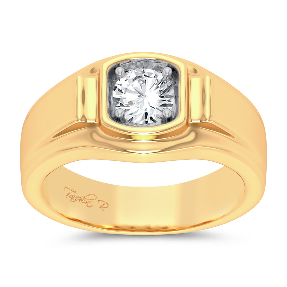 0.50 ct Men's Diamond Ring in 14K Gold