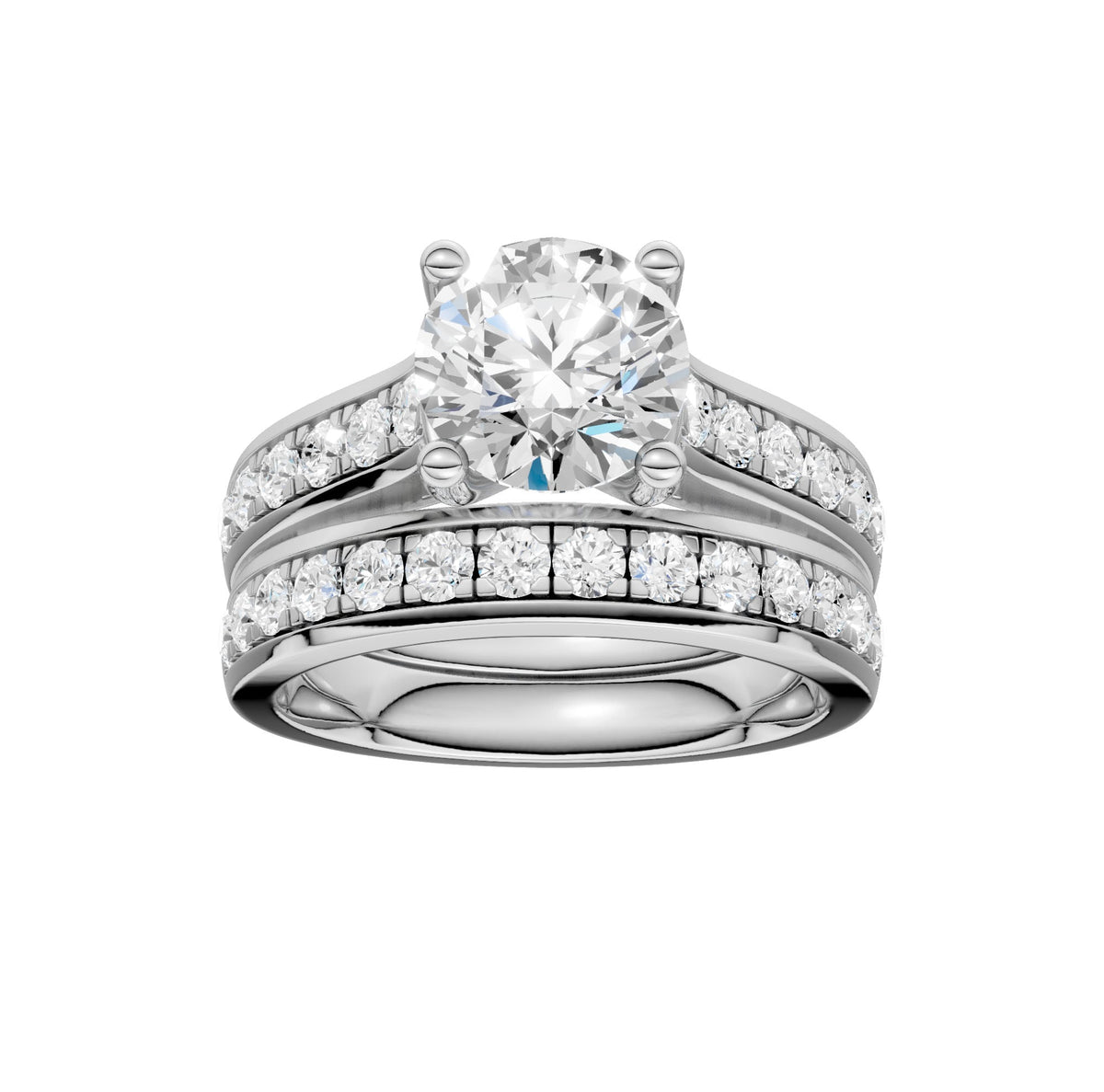 14K 3.00CT Lab Grown Diamond Bridal
