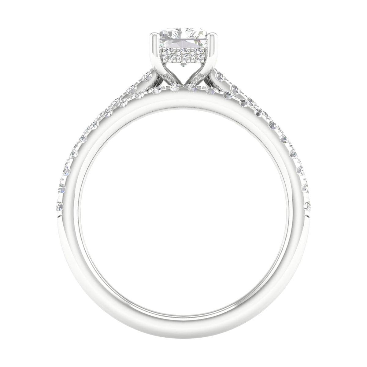 14K 1.50CT Certified Lab Grown Diamond Bridal Set