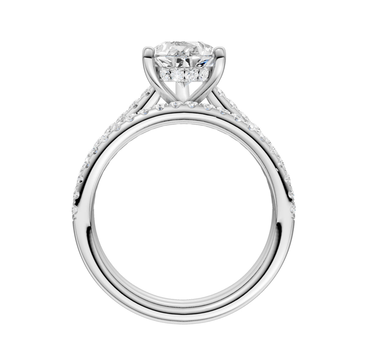 14K 2.50ct Lab Grown Diamond Bridal Set