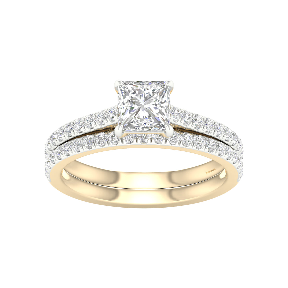 14K 1.50CT Certified Lab Grown Diamond Bridal