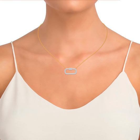 0.36 ct Diamond Necklace in 14K Gold