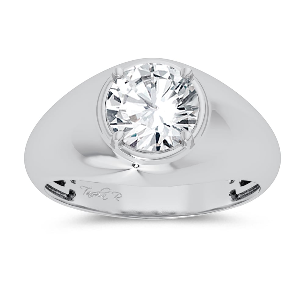 2.00 ct Men's Lab Grown Diamond Ring in 14K Gold