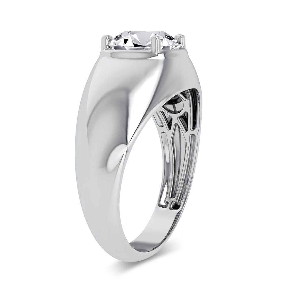 2.00 ct Men's Lab Grown Diamond Ring in 14K Gold