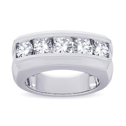 2.00 ct Men's Lab Grown Diamond Band in 14K Gold