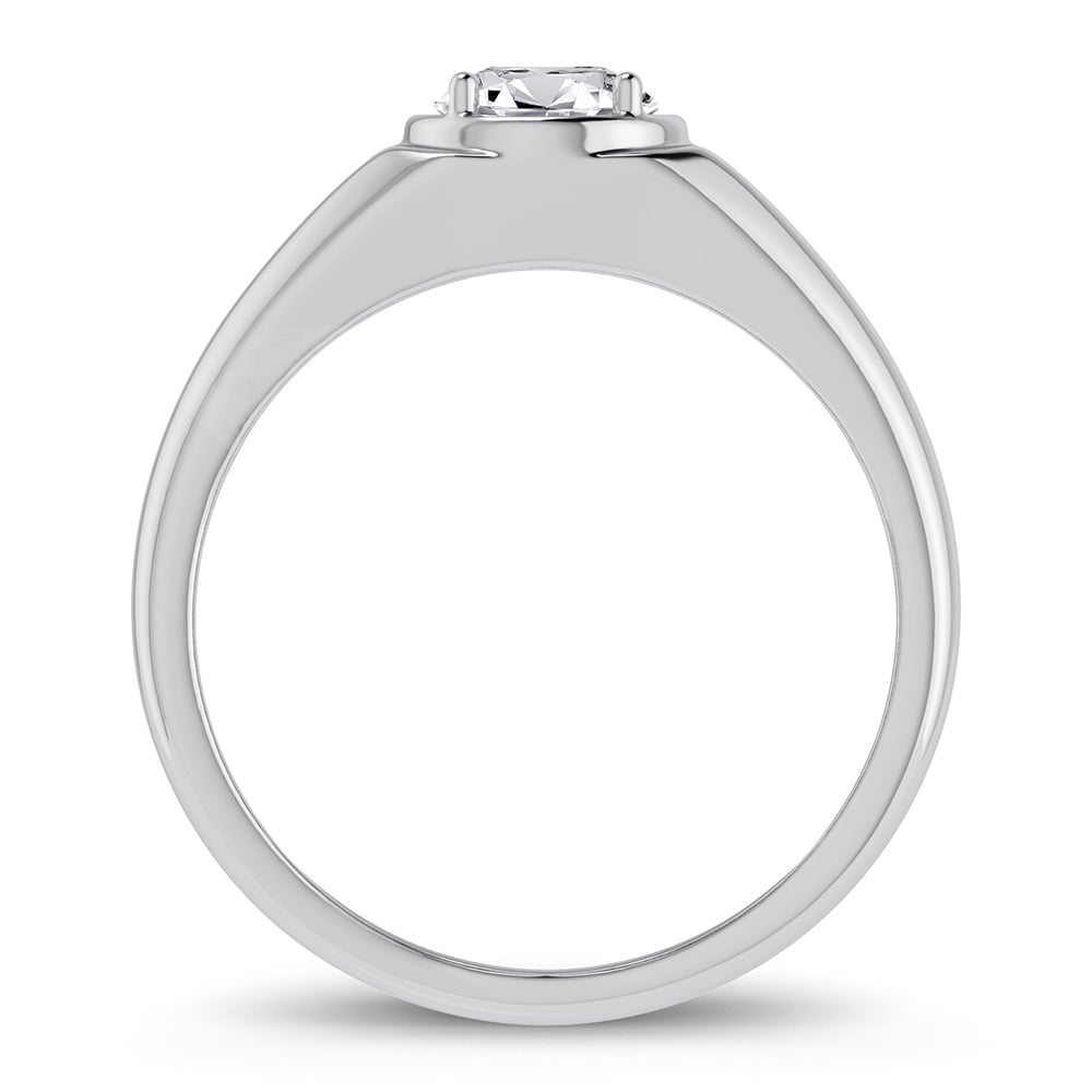 1.00 ct Men's Lab Grown Diamond Ring in 14K Gold